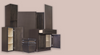 Lancaster Vintage Charcoal Cabinet Collection