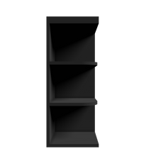 Load image into Gallery viewer, Urban Slim Black Painted Finish Wall Open End Shelf