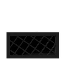 Load image into Gallery viewer, Urban Slim Black Painted Finish Wall Wine Rack Cabinet
