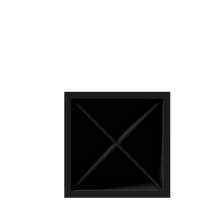 Load image into Gallery viewer, Urban Slim Black Painted Finish Wall Wine Rack X Cabinet