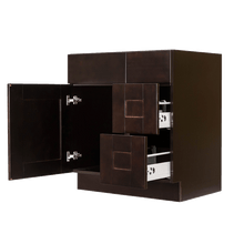 Load image into Gallery viewer, Anchester Espresso Vanity Sink Base Cabinet 1 Dummy Drawer 1 Door (Right)