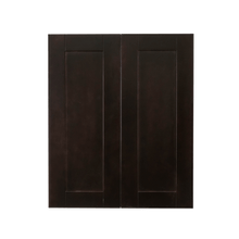Load image into Gallery viewer, Anchester Espresso Wall Cabinet 2 Doors 2 Adjustable Shelves