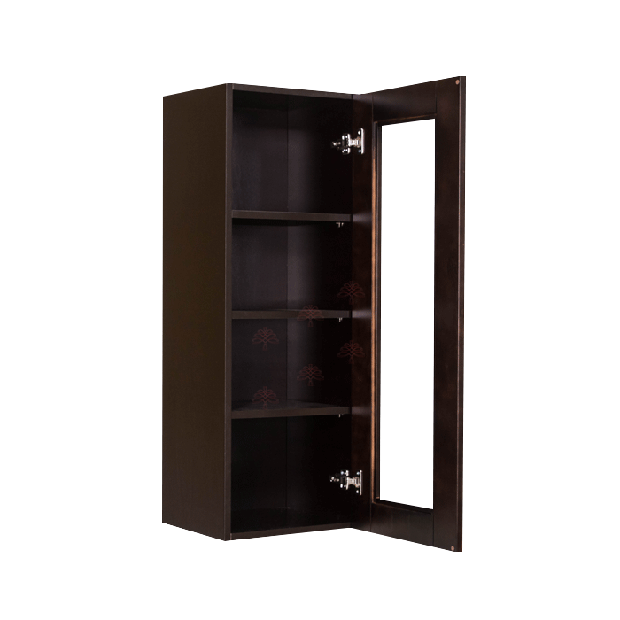 3 Shelf Storage Cabinet, Espresso