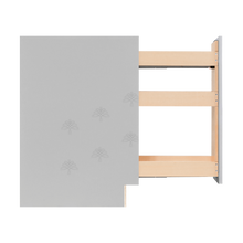 Load image into Gallery viewer, Anchester Series Gray Shaker Base Spice Rack Cabinet With Under-Mount Upgrade