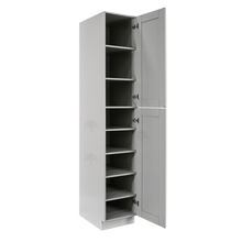 Load image into Gallery viewer, Anchester Gray Tall Pantry 1 Upper Door and 1 Lower Door
