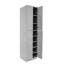 Load image into Gallery viewer, Anchester Gray Tall Pantry 2 Upper Doors and 2 Lower Doors