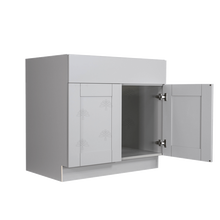 Load image into Gallery viewer, Anchester Gray Sink Base Cabinet 2 Dummy Drawer 2 Doors