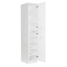 Load image into Gallery viewer, Anchester White Tall Pantry 1 Upper Door and 1 Lower Door