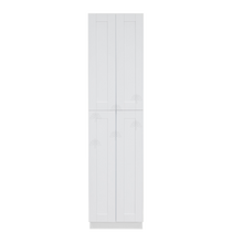 Load image into Gallery viewer, Anchester White Tall Pantry 2 Upper Doors and 2 Lower Doors