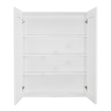 Load image into Gallery viewer, Anchester White Wall Cabinet 2 Doors 3 Adjustable Shelves