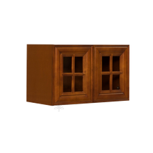 Load image into Gallery viewer, Cambridge Wall Mullion Door Cabinet 2 Doors No Shelf Glass Not Included