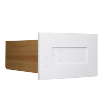 Load image into Gallery viewer, Closet White Finish Large Drawer With Solid Wood Natural Drawer Box