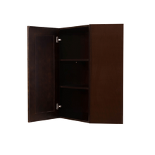 Load image into Gallery viewer, Edinburgh Wall Diagonal Corner 1 Door 2 Adjustable Shelves