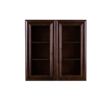 Load image into Gallery viewer, Edinburgh Wall Mullion Door Cabinet 2 Doors 2 Adjustable Shelves Glass Not Included