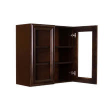Load image into Gallery viewer, Edinburgh Wall Mullion Door Cabinet 2 Doors 2 Adjustable Shelves Glass Not Included