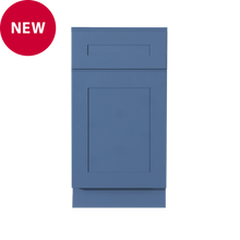 Load image into Gallery viewer, Lancaster Series Blue Shaker Base Waste Basket Cabinet