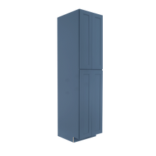 Load image into Gallery viewer, Lancaster Blue Tall Pantry 2 Upper Doors and 2 Lower Doors