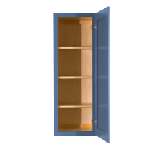 Load image into Gallery viewer, Lancaster Blue Wall Cabinet 1 Door 3 Adjustable Shelves