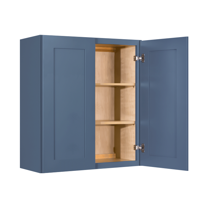 Lancaster Blue Wall 2 Doors 2 Adjustable Shelves LifeArt
