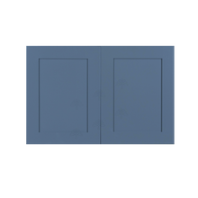 Load image into Gallery viewer, Lancaster Blue Wall Cabinet 2 Doors 1 Adjustable Shelf