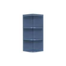 Load image into Gallery viewer, Lancaster Blue Wall Open End Shelf No Door 2 Fixed Shelves (Left)