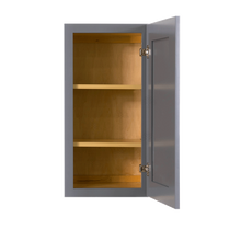 Load image into Gallery viewer, Lancaster Gray Wall Cabinet 1 Door 2 Adjustable Shelves