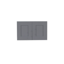 Load image into Gallery viewer, Lancaster Gray Wall Cabinet 2 Doors No Shelf