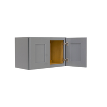Load image into Gallery viewer, Lancaster Gray Wall Cabinet 2 Doors No Shelf