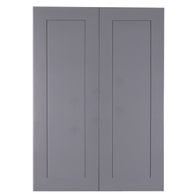 Load image into Gallery viewer, Lancaster Gray Wall Cabinet 2 Doors 3 Adjustable Shelves