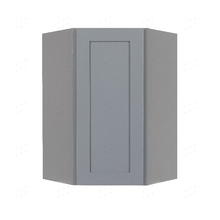 Load image into Gallery viewer, Lancaster Gray Wall Diagonal Corner 1 Door 2 Adjustable Shelves