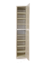 Load image into Gallery viewer, Lancaster Stone Wash Tall Pantry 1 Upper Door and 1 Lower Door