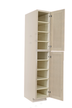 Load image into Gallery viewer, Lancaster Stone Wash Tall Pantry 1 Upper Door and 1 Lower Door