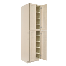 Load image into Gallery viewer, Lancaster Stone Wash Tall Pantry 2 Upper Doors and 2 Lower Doors