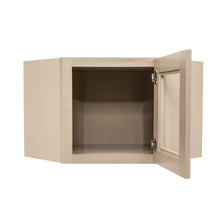 Load image into Gallery viewer, Lancaster Stone Wash Wall Diagonal Mullion Door Cabinet 1 Door No Shelf Glass Not Included