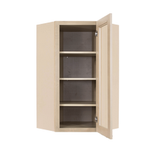 Load image into Gallery viewer, Lancaster Stone Wash Wall Diagonal Mullion Door Cabinet 1 Door 3 Adjustable Shelves Glass not Included