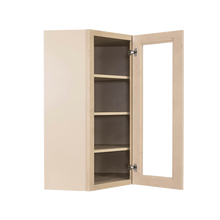 Load image into Gallery viewer, Lancaster Stone Wash Wall Diagonal Mullion Door Cabinet 1 Door 3 Adjustable Shelves Glass not Included
