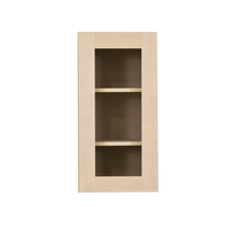 Load image into Gallery viewer, Lancaster Stone Wash Wall Mullion Door Cabinet 1 Door 2 Adjustable Shelves Glass not Included