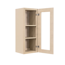 Load image into Gallery viewer, Lancaster Stone Wash Mullion Door Cabinet 1 Door 2 Adjustable Shelves Glass not Included