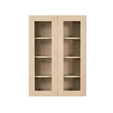 Load image into Gallery viewer, Lancaster Stone Wash Wall Mullion Door Cabinet 2 Doors 3 Adjustable Shelves Glass not Included