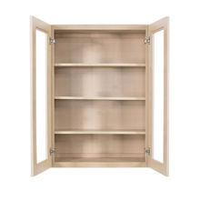 Load image into Gallery viewer, Lancaster Stone Wash Wall Mullion Door Cabinet 2 Doors 3 Adjustable Shelves Glass not Included