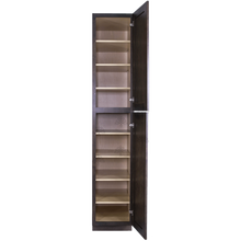 Load image into Gallery viewer, Lancaster Vintage Charcoal Tall Pantry 1 Upper Door and 1 Lower Door