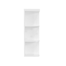 Load image into Gallery viewer, Lancaster Shaker White Wall Open End Shelf No Door 2 Fixed Shelves Left or Right