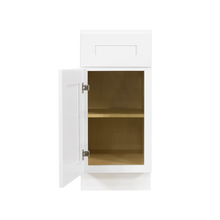 Load image into Gallery viewer, Lancaster Shaker White Base Cabinet 1 Drawer 1 Door 1 Adjustable Shelf