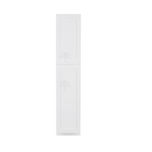 Load image into Gallery viewer, Lancaster Shaker White Tall Pantry 1 Upper Door and 1 Lower Door