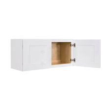 Load image into Gallery viewer, Lancaster Shaker White Wall Cabinet 2 Doors No Shelf 24inch Depth