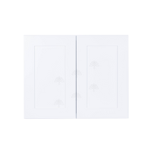 Load image into Gallery viewer, Lancaster Shaker White Wall Cabinet 2 Doors 1 Adjustable Shelf 24inch Depth