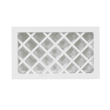 Load image into Gallery viewer, Lancaster Shaker White Wall Wine Rack Cabinet