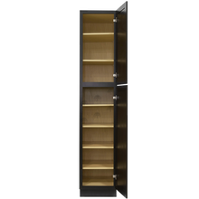 Load image into Gallery viewer, Newport Espresso Tall Pantry 1 Upper Door and 1 Lower Door