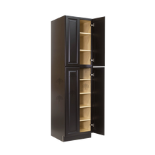 Load image into Gallery viewer, Newport Espresso Tall Pantry 2 Upper Doors and 2 Lower Doors