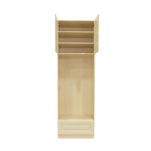 Load image into Gallery viewer, Oxford Tall Double Oven Cabinet 2 Upper Doors and 1 Lower Drawer